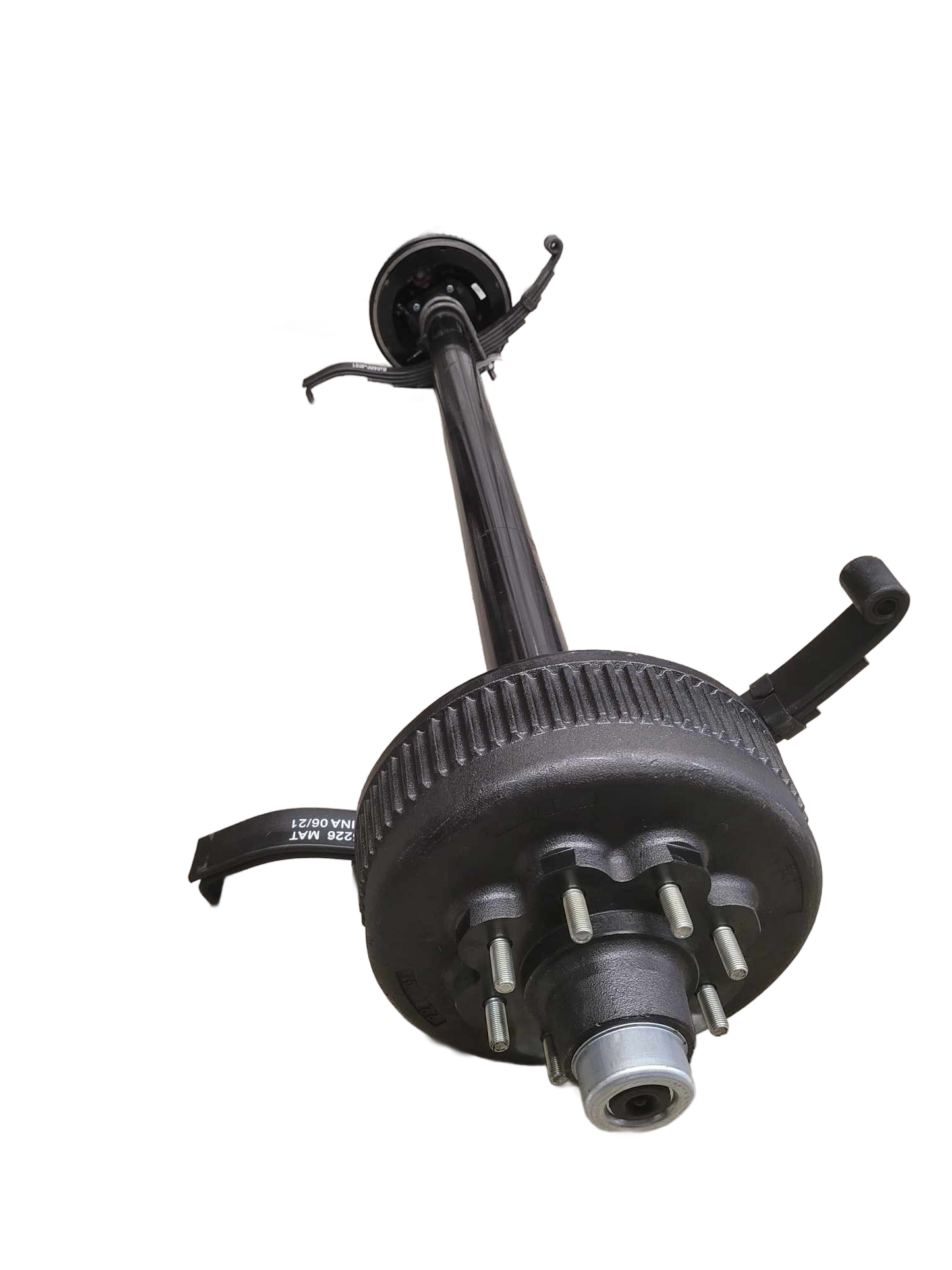 TRUE 8,000LB Trailer Axle 12 1/4 x 3 3/8 With Springs (works on Dexter, Lippert, and other major competitors)